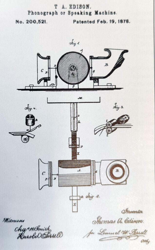 brevetto fonografo edison